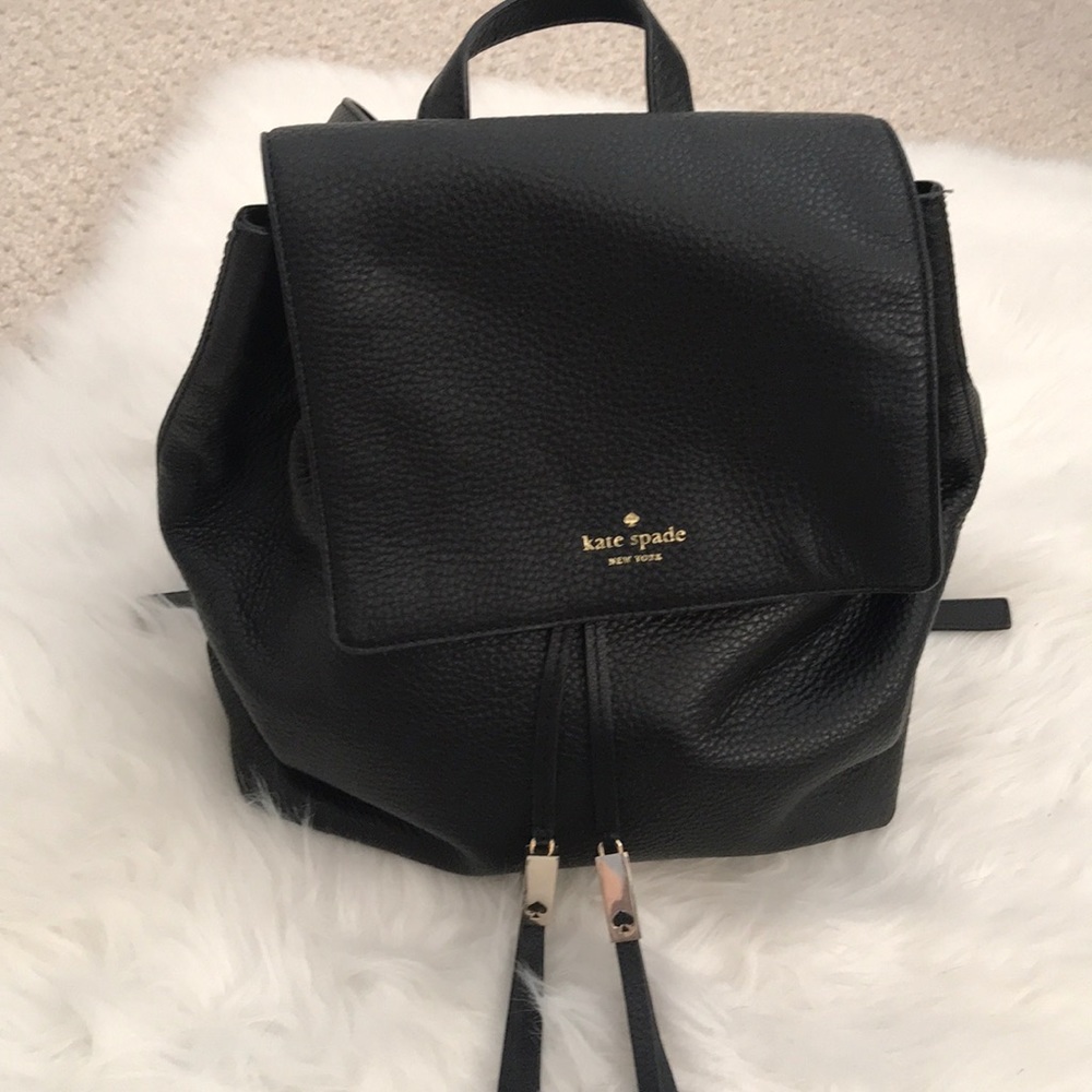 Kate Spade backpack with fringe tassel